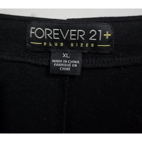 Forever 21+ Blue & Black Colorblock Dress Women’s XL | Long Sleeve Zip accent - Picture 7 of 9